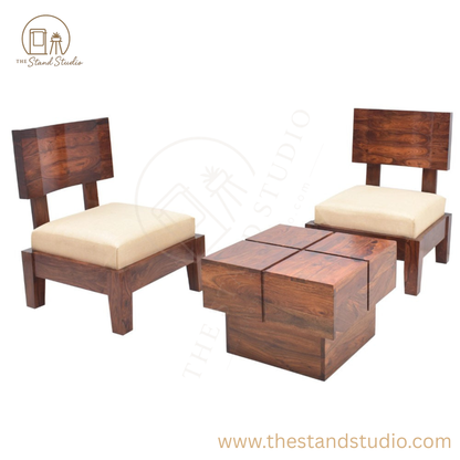 New Handicrafts Sheesham Wood Sofa Cum Chair