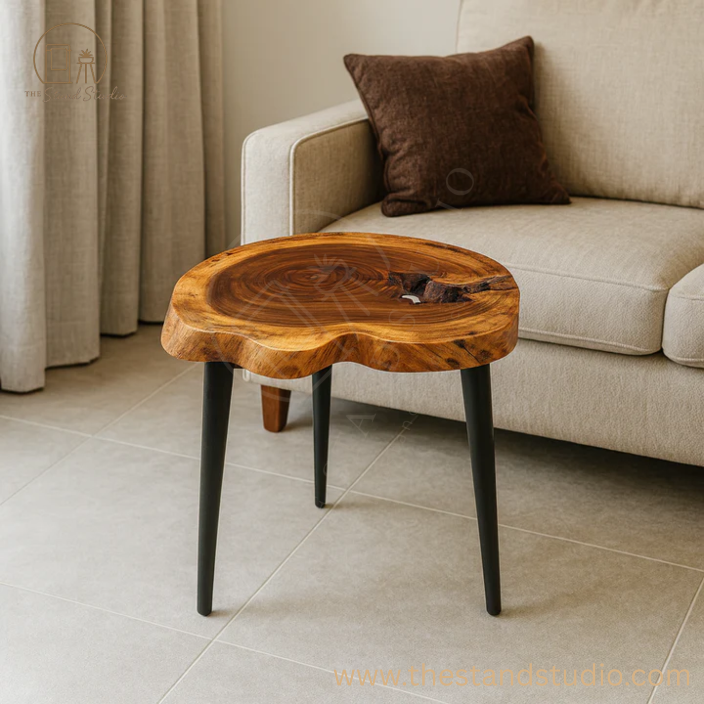 Handcrafted Live Edge Coffee Table for Modern Homes