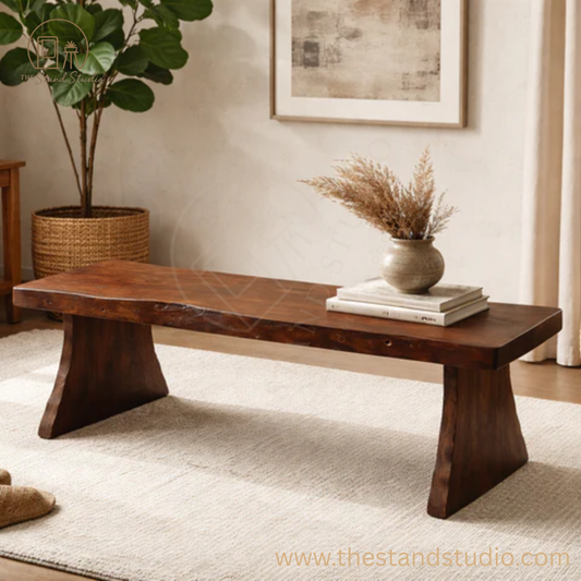 Solid Wood Bench